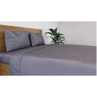100% Bamboo Flat Sheet - Urban Grey