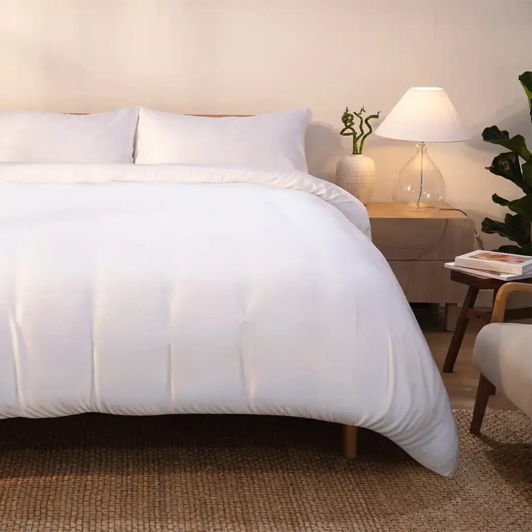 Bamboo Duvet Cover Set - Pure White product