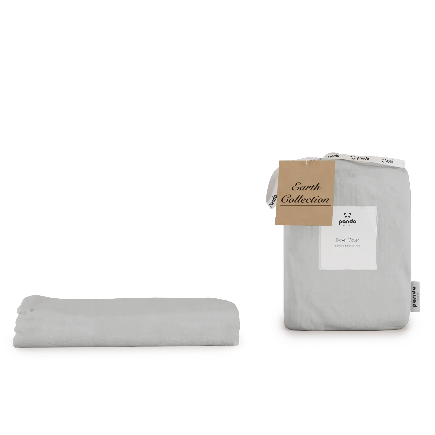 Bamboo & French Linen Duvet Cover - Midnight Navy