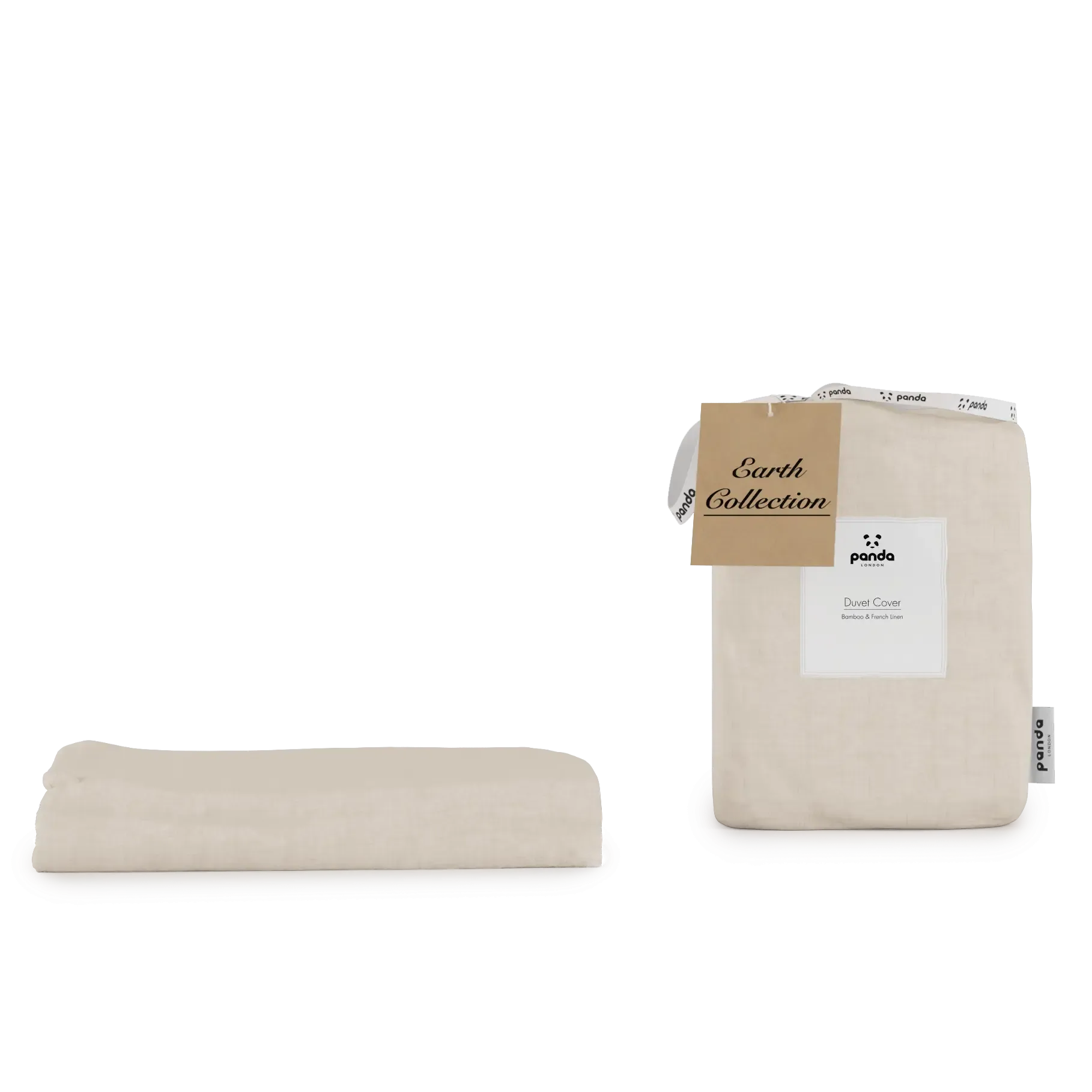 Bamboo & French Linen Duvet Cover - Natural product