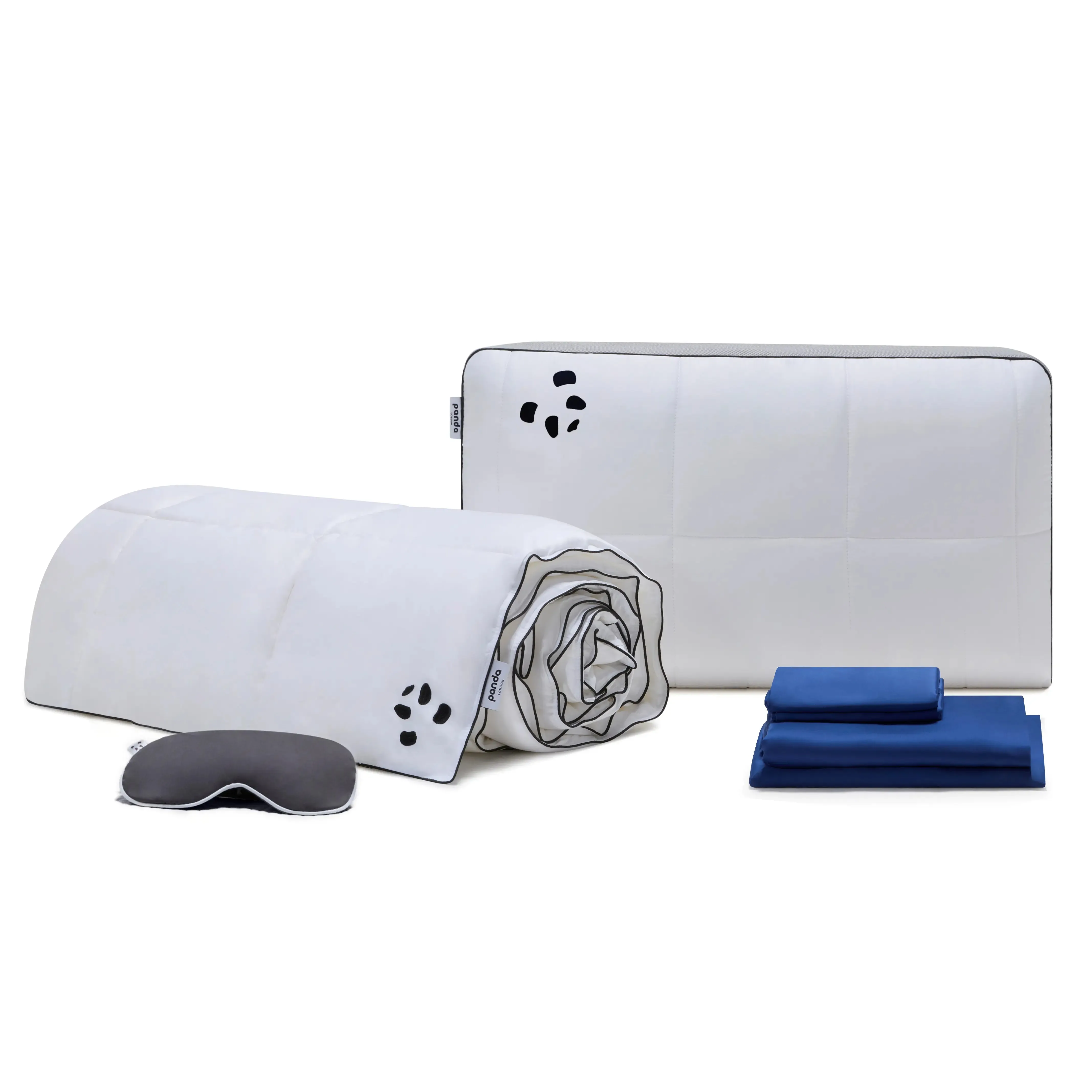 Cloud Bamboo Duvet Bundle - Deep Sea Navy, Bamboo product