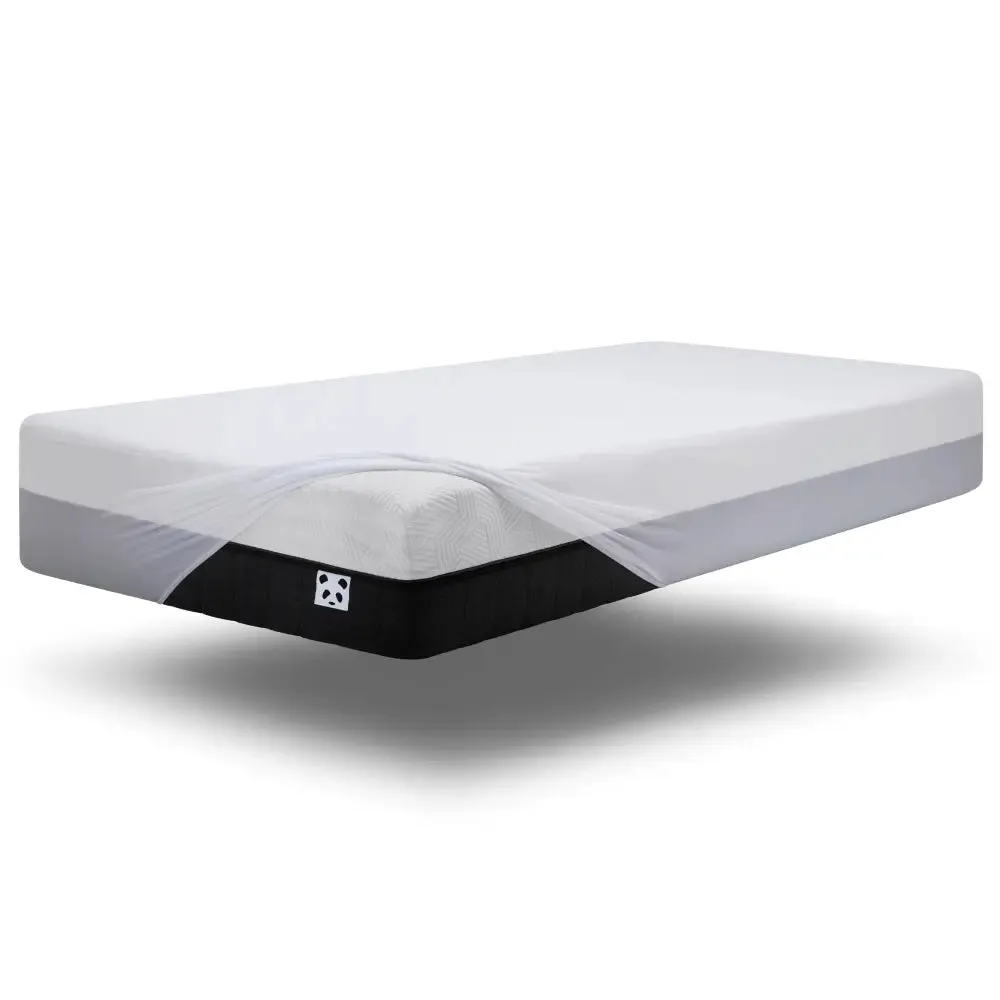 Panda EU Single Mattress Protector Waterproof - White, Bamboo alternate view