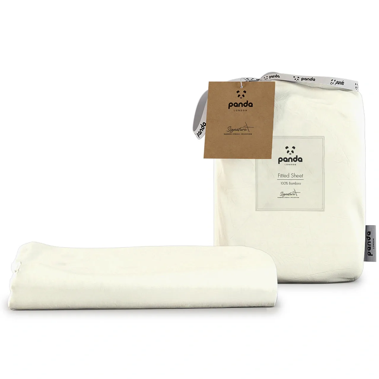 Signature+ Fitted Sheet - Pebble Cream, Bamboo Lyocell