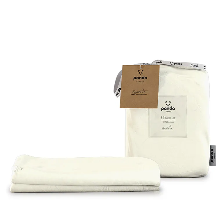 Signature+ Pillowcases - Pebble Cream, Bamboo Lyocell