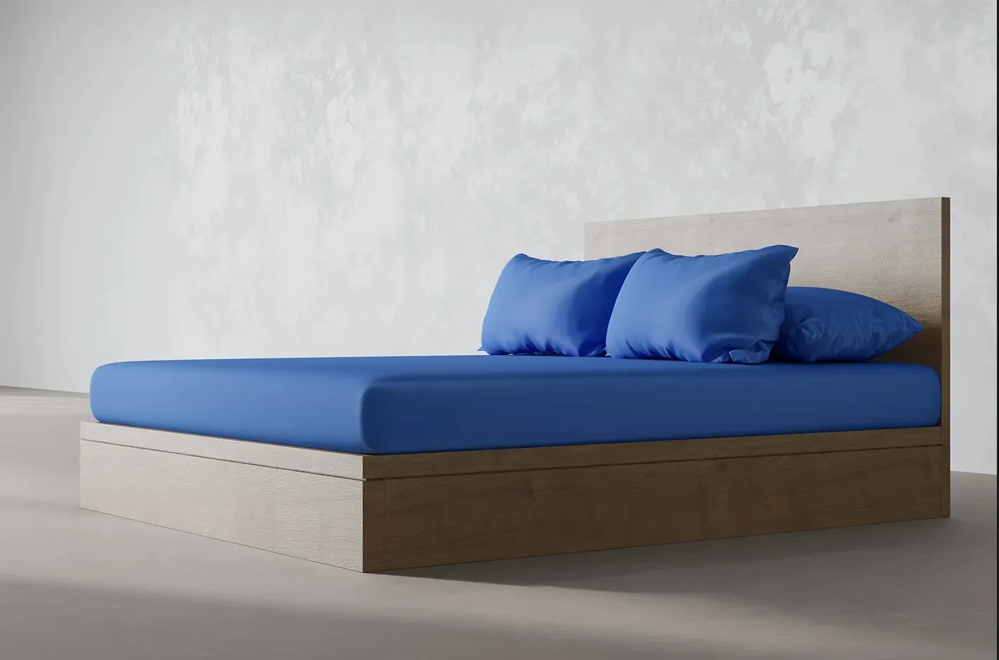 Single Bamboo Fitted Sheet - Navy product