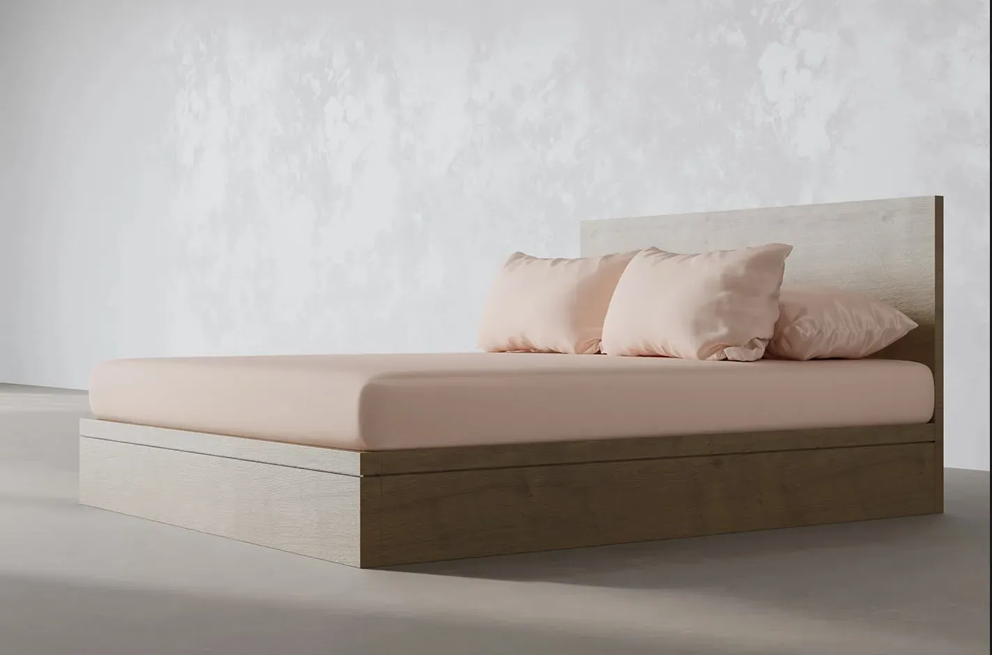 UK Single Fitted Sheet - Pink, Bamboo product