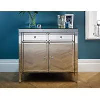 2 Drawer 2 Door Sideboard - Mirror, MDF