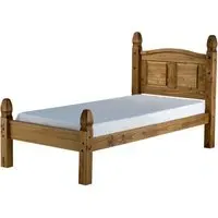 Low Footend Bed Frame - Pine, Solid Wood