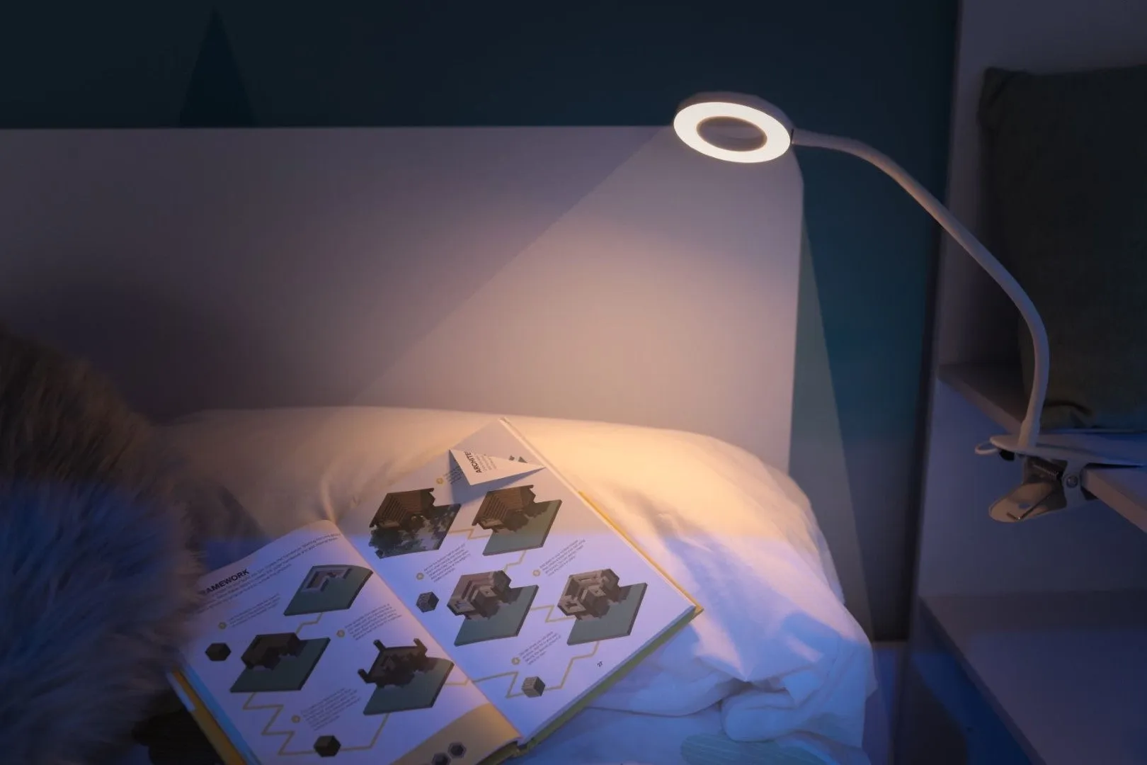 Clip-On Bunky Light with Brightness Control - Metal image