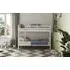 Detachable Bunk Bed with Slats - White, Pine