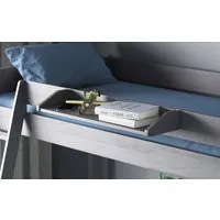 Hook On Shelf - Grey, MDF