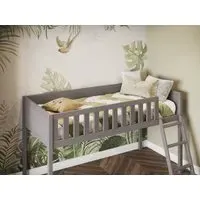 Shorty Midsleeper Cabin Bed - Grey, Pine Wood