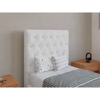 Single Ottoman Bed with Storage - Cream, Boucle