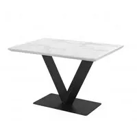 120cm Dining Table - White, Ceramic