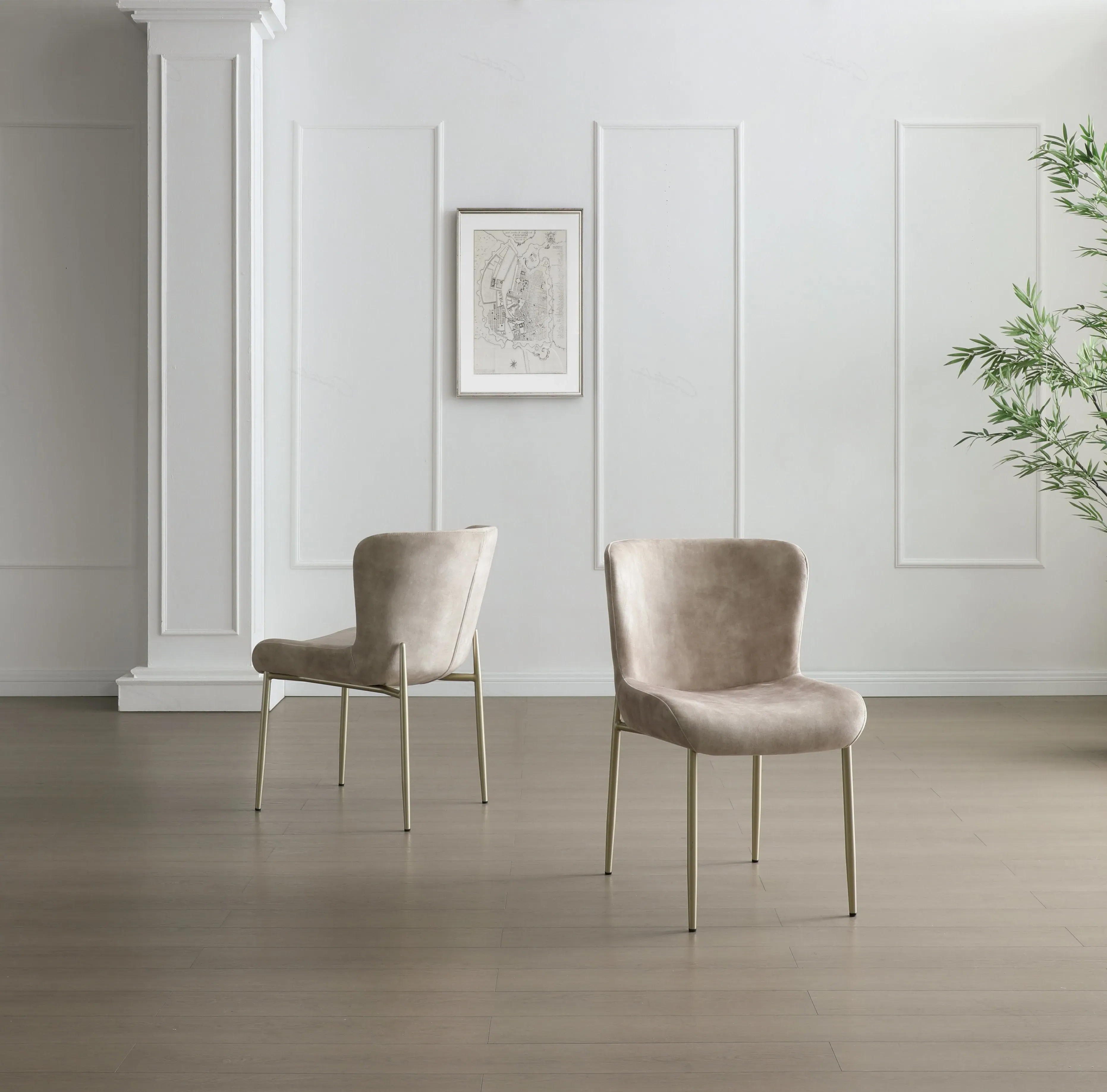 Dining Chair - Champagne, Fabric image