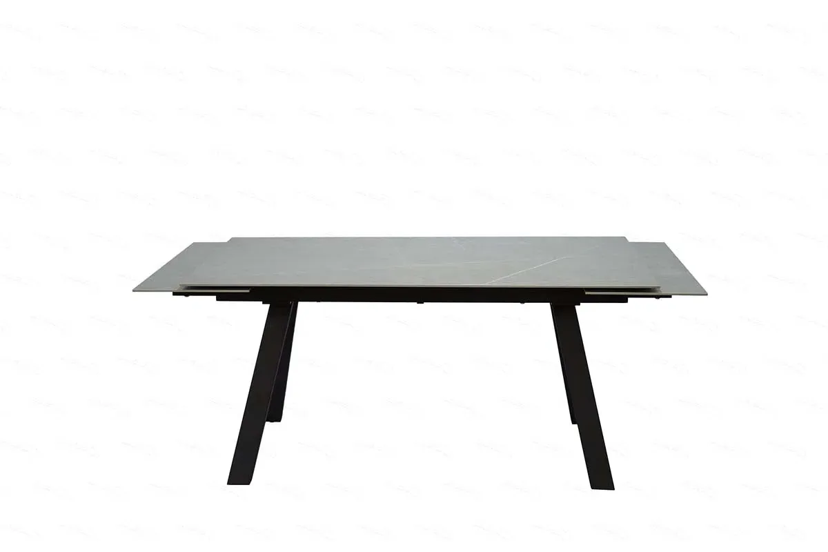 Extending Dining Table - Grey, Sintered Stone