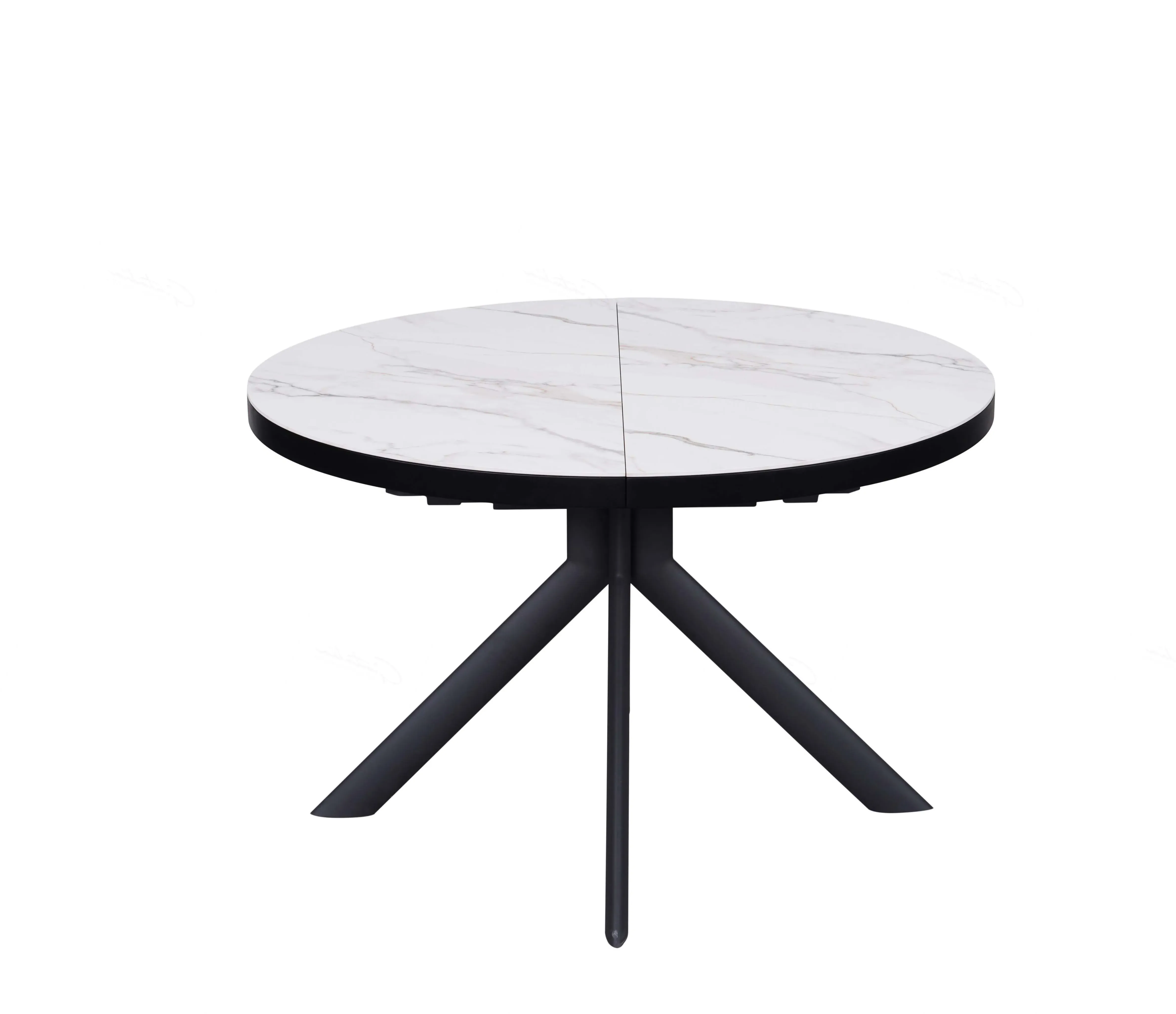 Extending Dining Table - White, Ceramic image