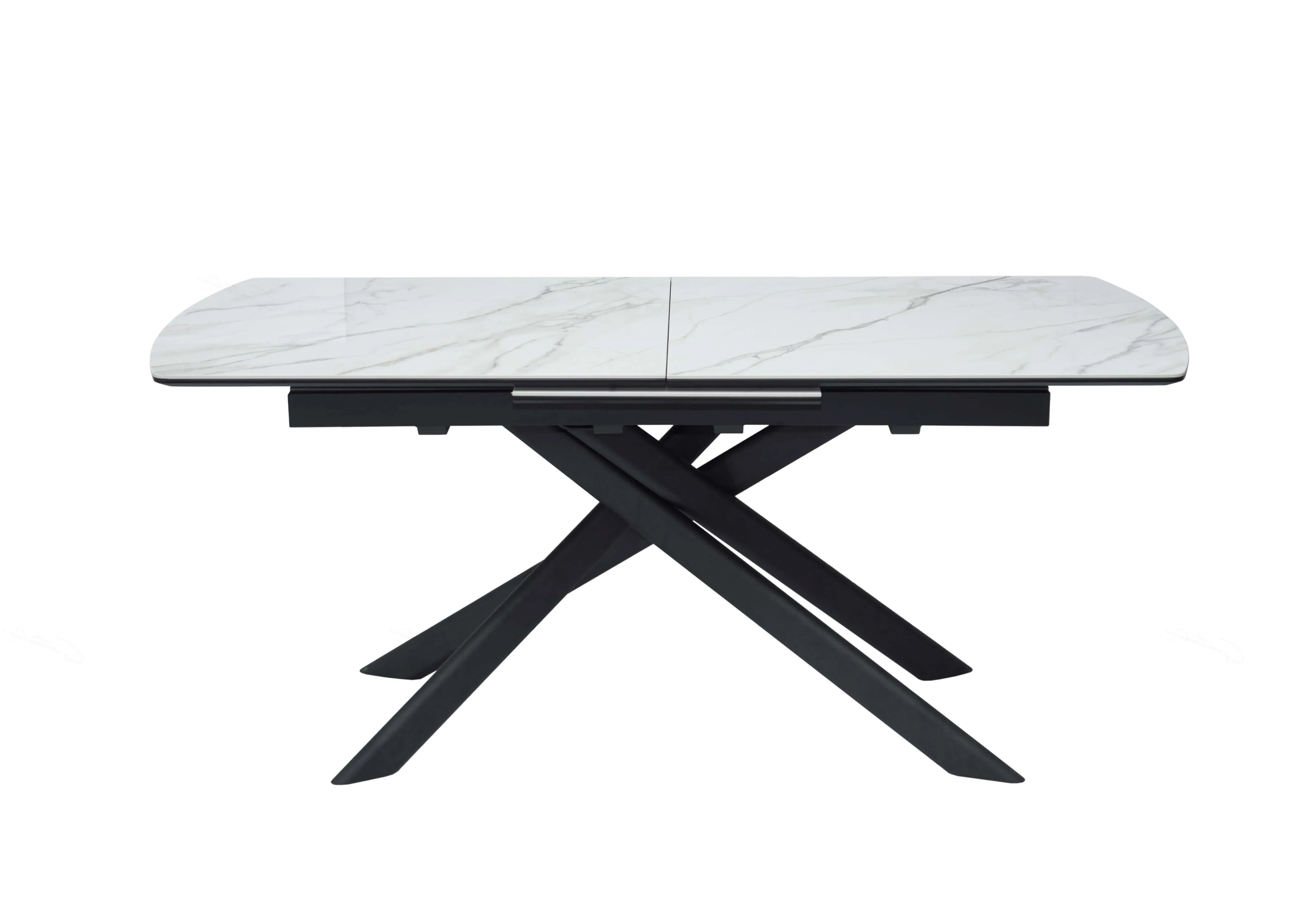 Extending Dining Table - White, Ceramic image