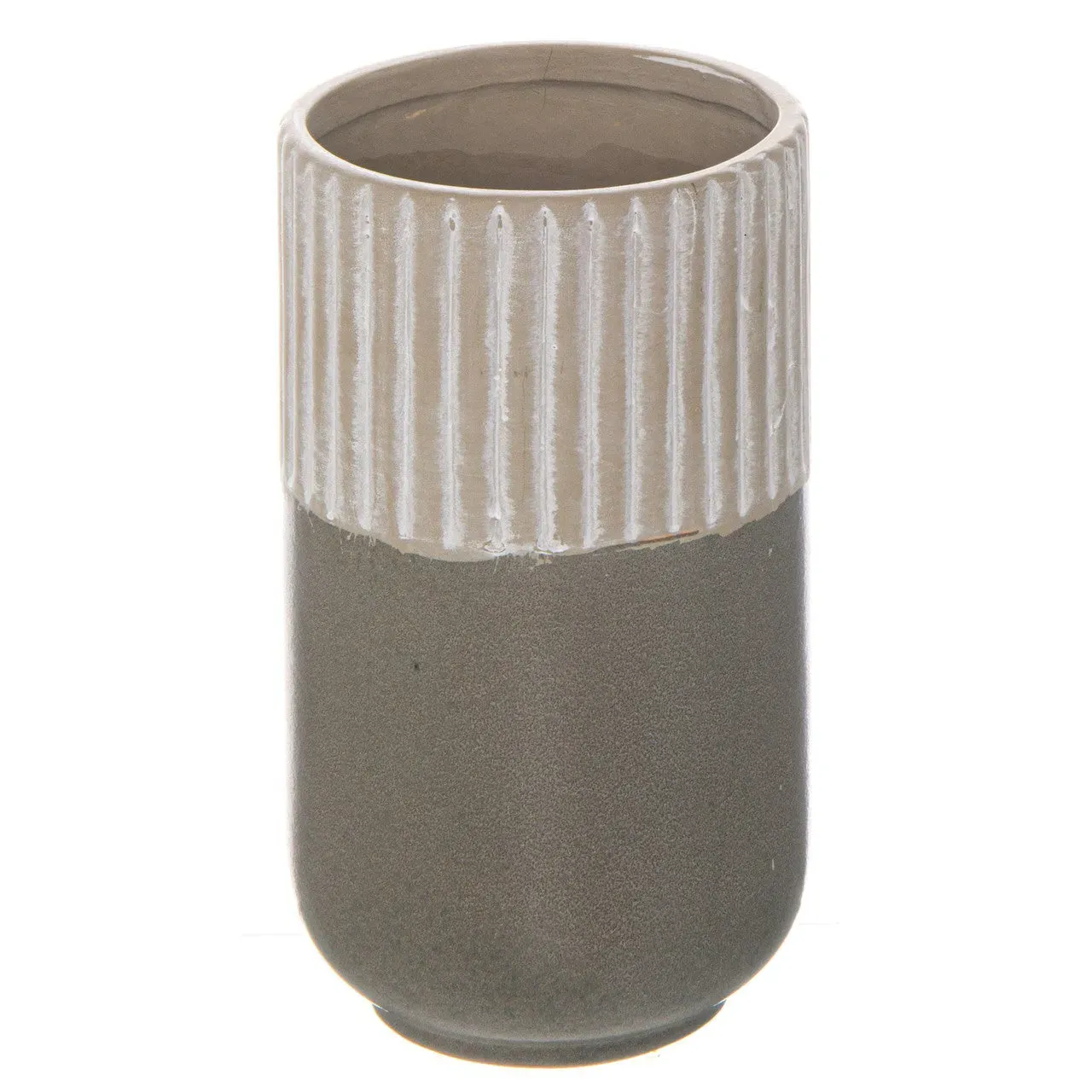 Straight Vase - Grey, Ceramic image
