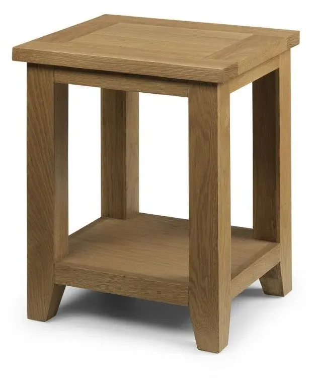 1 Drawer Lamp Table - Natural, Oak