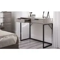 2-Drawer Dressing Table - Grey Oak, Oak