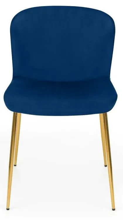 2-Pack Dining Chair Set - Blue, Velvet image
