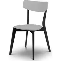 2-Pack Dining Chairs - Grey, Lacquered MDF