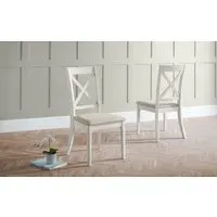 2-Pack Dining Chairs - Grey, Oak