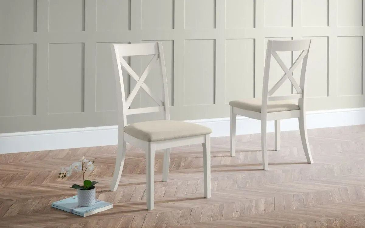 2-Pack Dining Chairs - Grey, Oak image