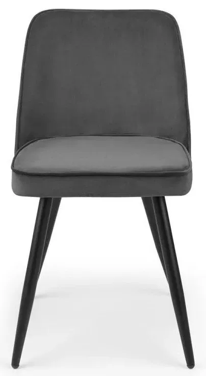 2-Pack Dining Chairs with Hand-Stitching - Grey image
