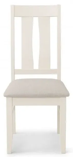 2-Pack Dining Chairs with Padded Seats - Ivory image
