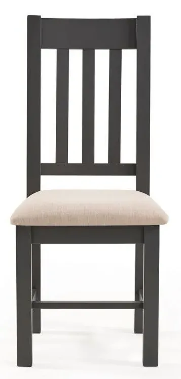 2-Pack Dining Chairs with Padding - Grey, Fabric