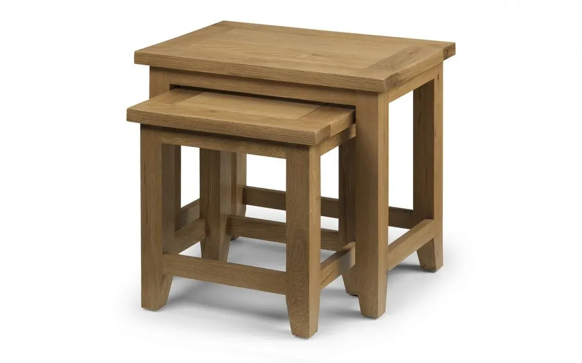 2-Piece Nest of Tables - Oak, Veneer image