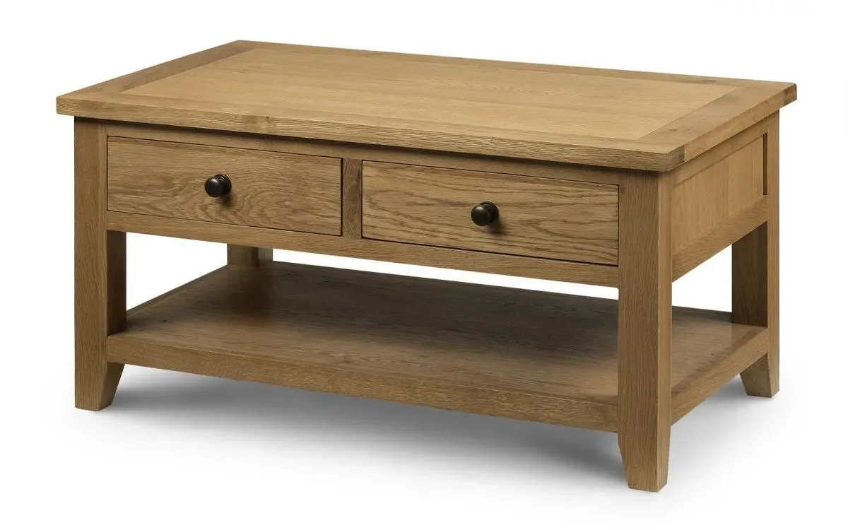 4-Drawer Coffee Table - Natural, Oak image