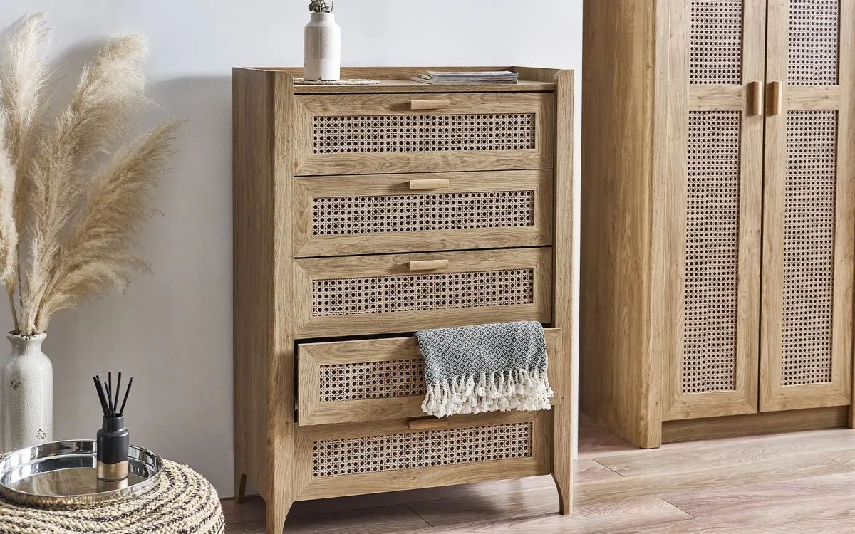 5-Drawer Chest - Oak