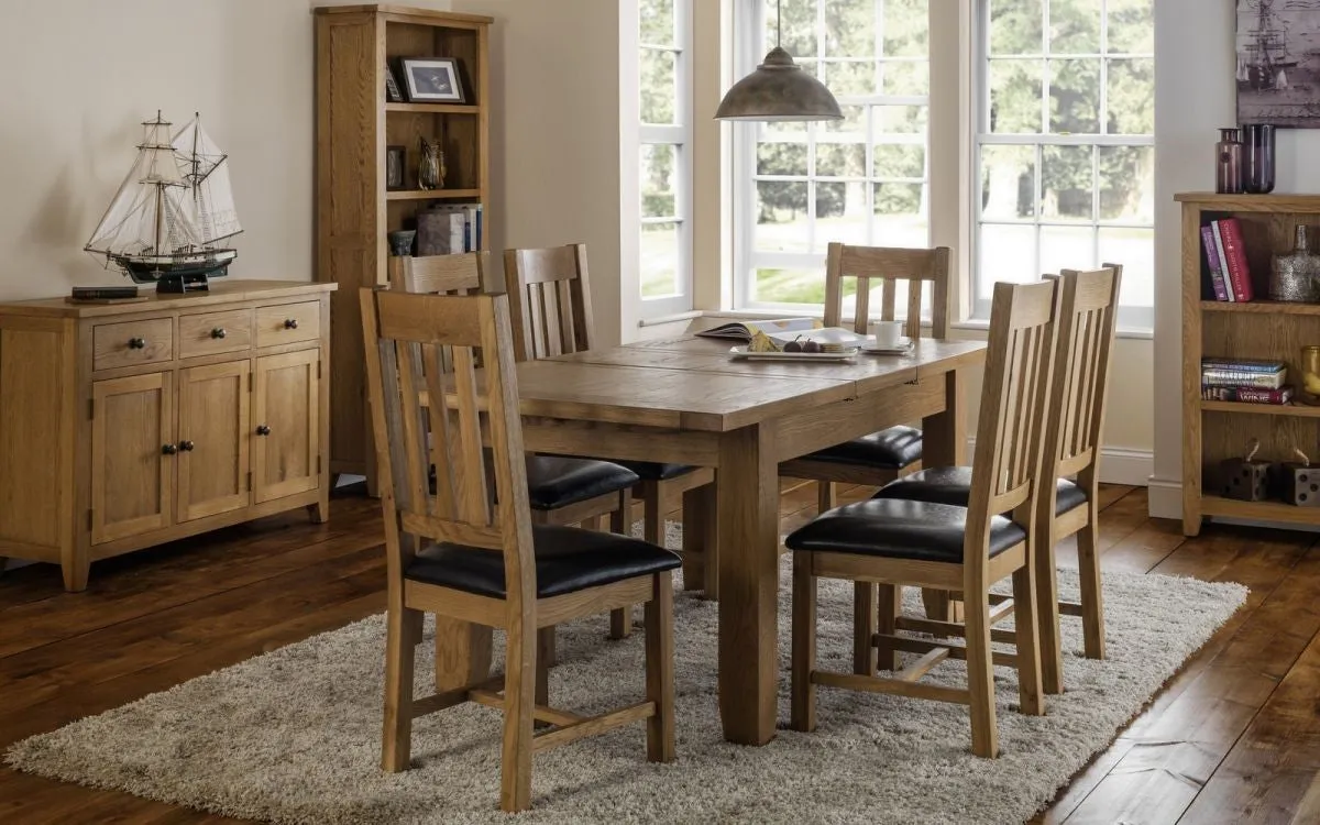 5-Piece Extending Dining Set - Natural, Oak image