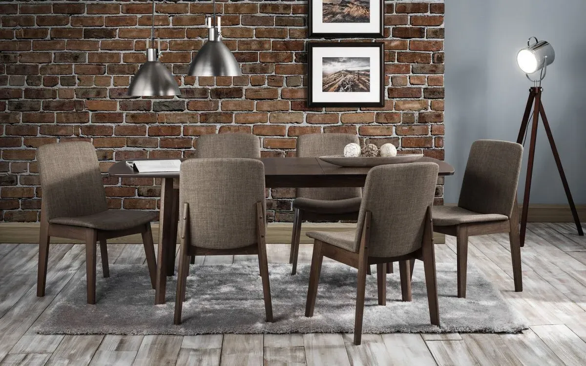 7-Piece Extending Dining Set - Walnut, Beech image