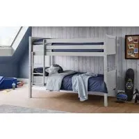 Bella Bunk Bed with Panels - Grey, Pine