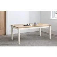 Coffee Table - Ivory, Solid Oak