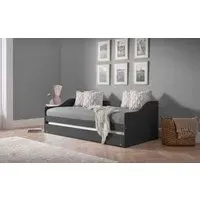 Daybed with Pull-Out Trundle - Anthracite, MDF