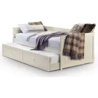 Daybed with Underbed Trundle - White, Pine