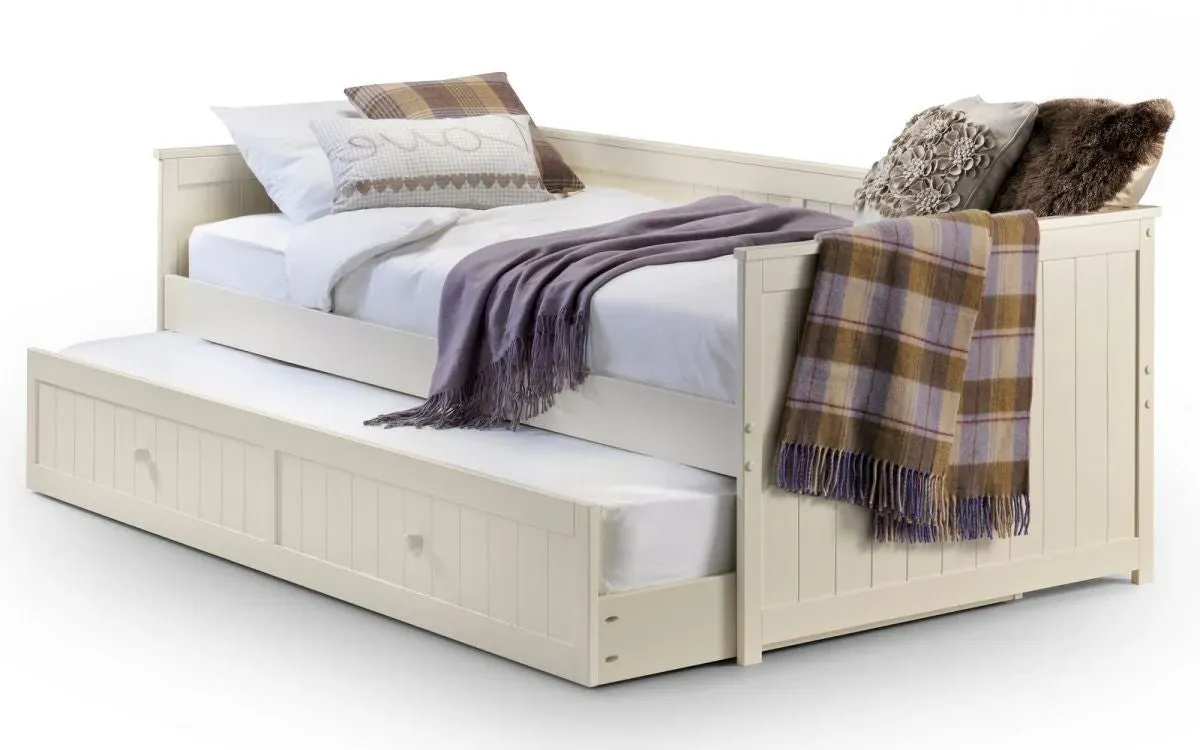 Daybed with Underbed Trundle - White, Pine image