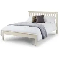 Double Shaker Bed Frame - Ivory, Oak