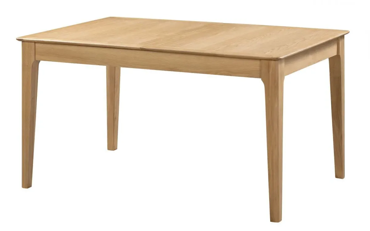Extending Dining Table - Natural, Solid Oak image