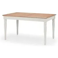 Extending Dining Table - Oak, Limed Effect