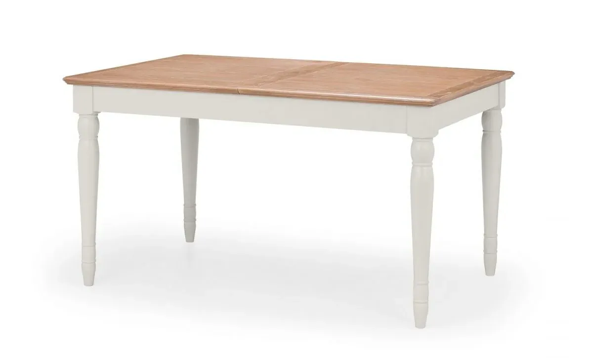 Extending Dining Table - Oak, Limed Effect