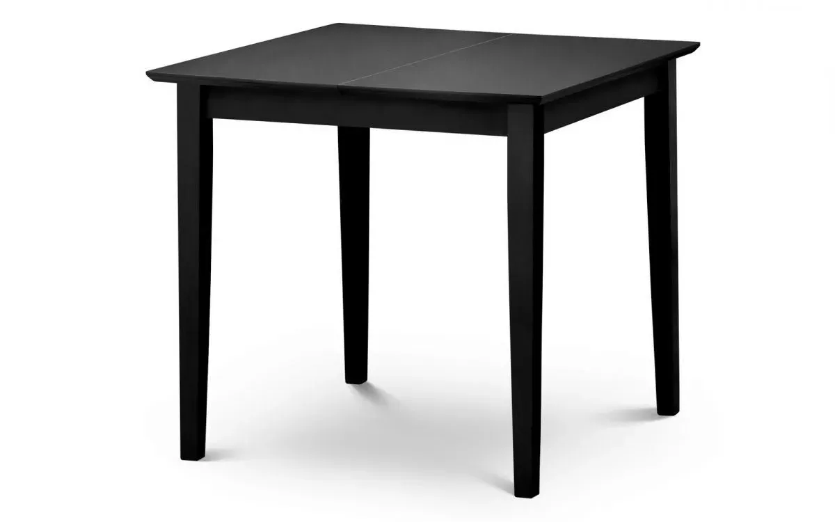 Extending Dining Table with Butterfly Leaf - Black image