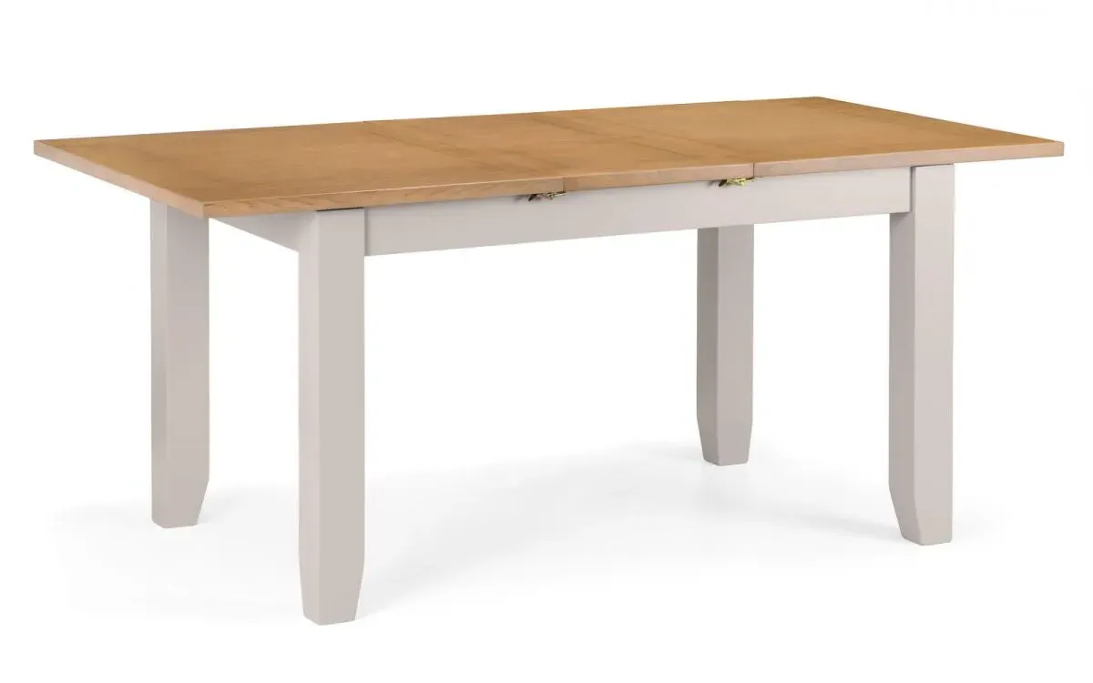 Extending Dining Table with Storage - Grey, Oak