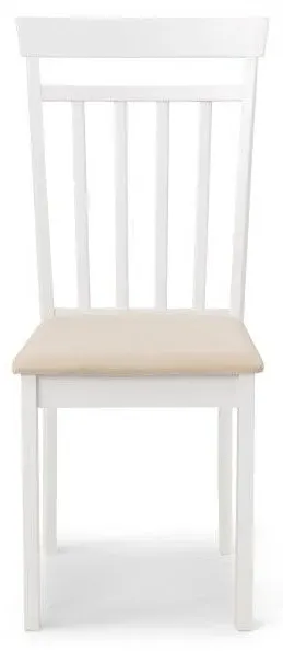 High-Back Dining Chairs Set - White, Wood image