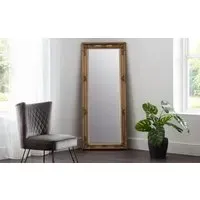 Lean-To Dress Mirror - Gold, Wood